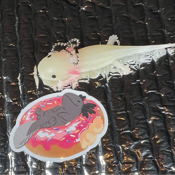 COOLalotl Axolotl Crazy Trending WaterProof Single Decor Accent Sticker - Picture 2 of 5